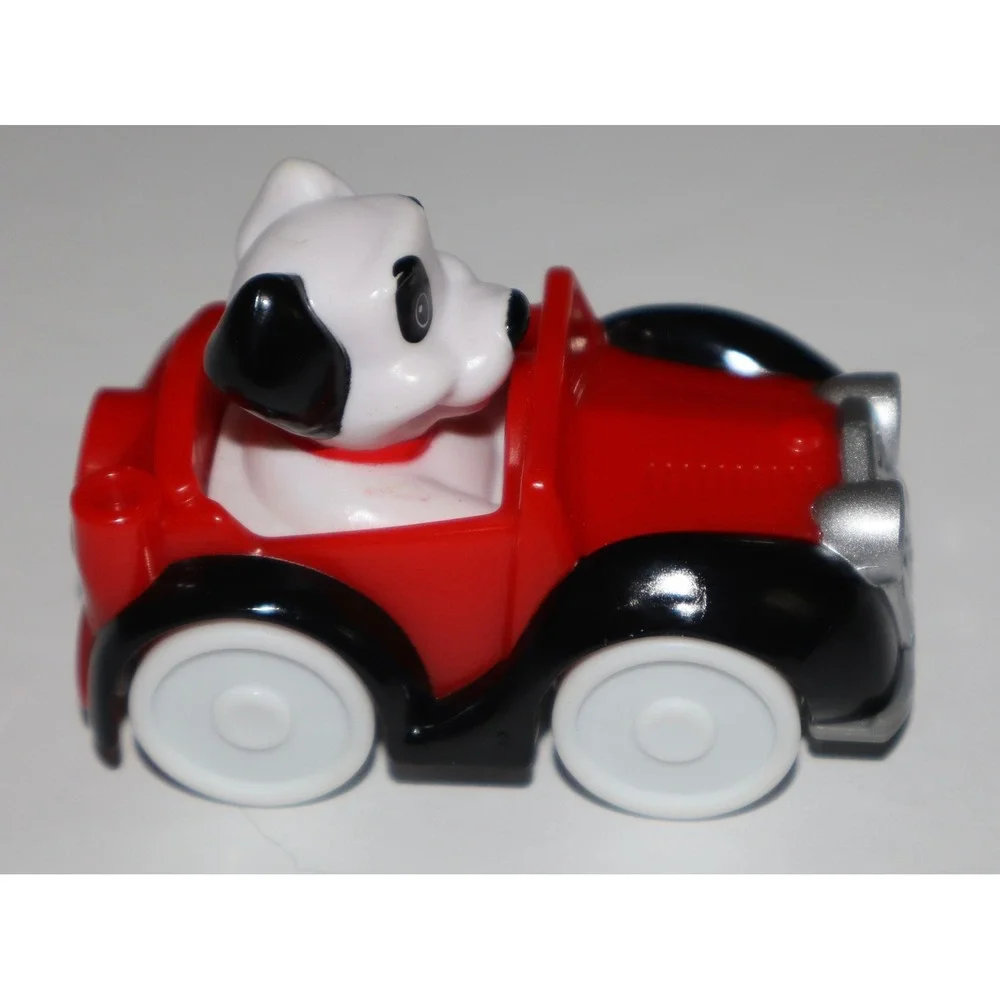 Fisher Price Little People Wheelies 2012 Disney 101 Dalmatians Rolly Cruella Car